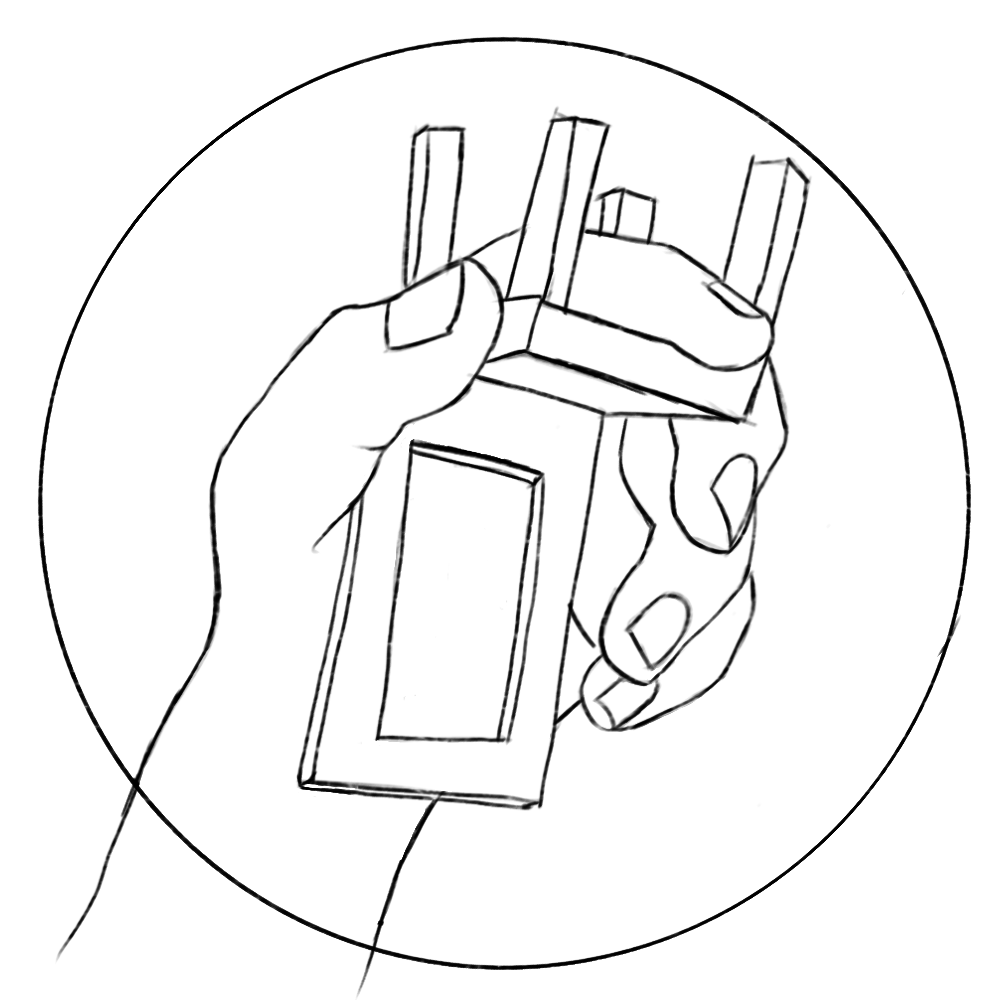 Abb. 3: Hönnerscheid, Rebekka, Embodiment, 2022, digitale Skizze.